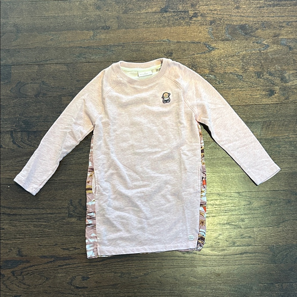 Scotch R’Belle Girls Pink Long Sleeve Dress Size 8